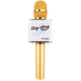 thumbnail image 1 of Sing-Along Pro Bluetooth Karaoke Microphone And Bluetooth Stereo Speaker All-In-One (Gold), 1 of 4