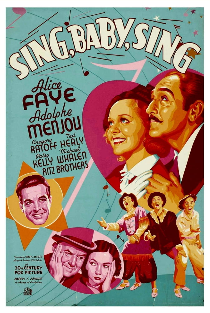 Sing Baby Sing Canvas Art - (24 x 36)