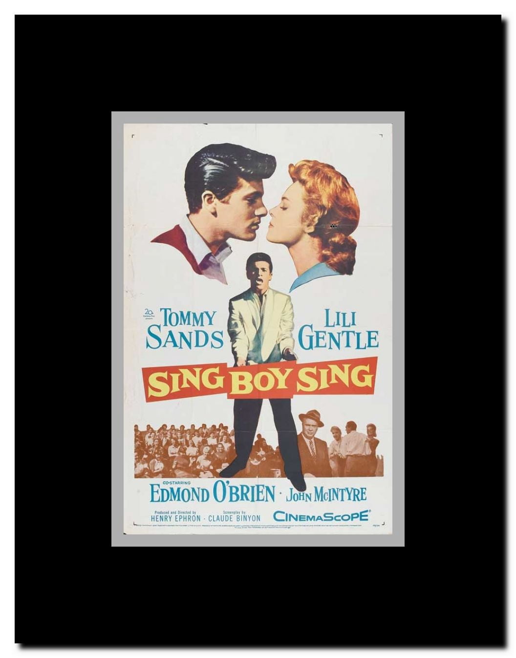 Sing Boy Sing Framed Movie Poster