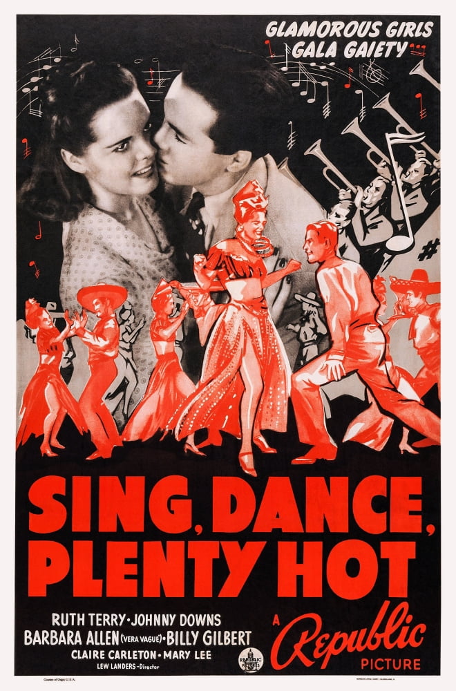 Sing Dance Plenty Hot U Canvas Art - (11 x 17)