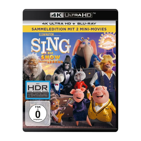 Sing - Die Show deines Lebens (4K Ultra HD) (+ Blu-ray 2D) (4K Ultra HD)