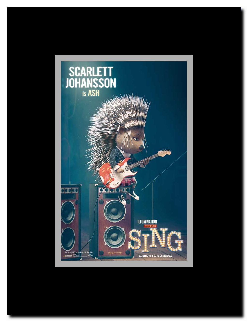 Sing Framed Movie Poster