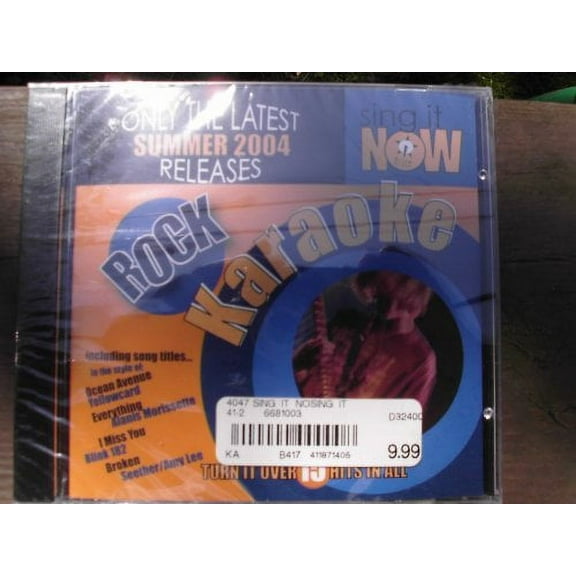 Sing It Now Karaoke - Rock Hits Summer 2004 (CD+G) (Audiobook)