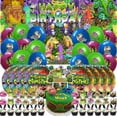 thumbnail image 1 of Sing Monster Party Supplies Plates Decorations Birthday Cake Topper Banner Decor Backdrop Balloons, 1 of 8