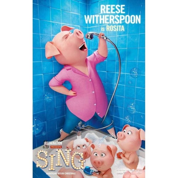 Sing Movie Poster Print (27 x 40) - Item # MOVEB65355