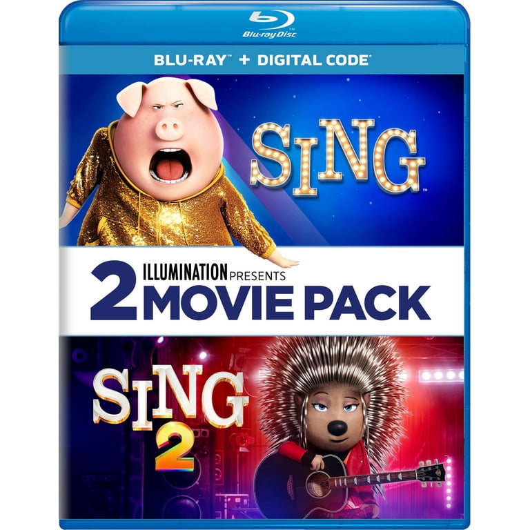 その他 Syms 1 & 2 [Blu-ray] d2ldlup Universal Studios Sing & Sing 2 Animated Children's Movies (Blu