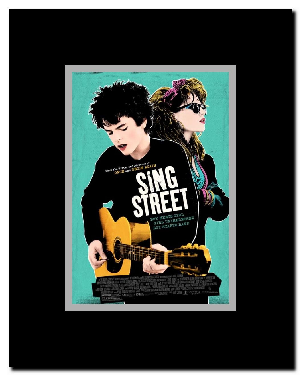 Sing Street Framed Movie Poster