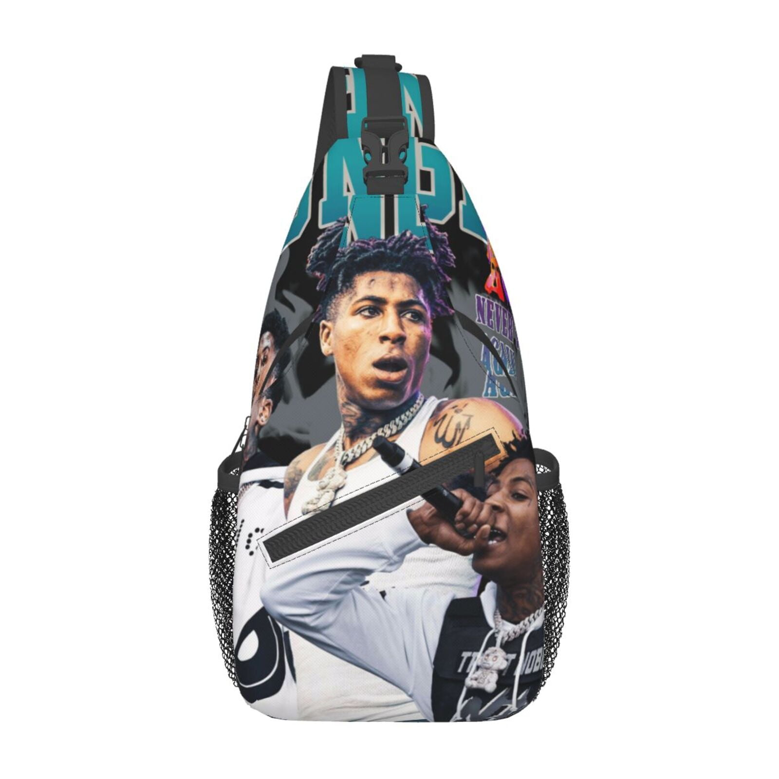Sing YoungBoy Never Broke Again Sling Bag Crossbody Backpack Chest Bags