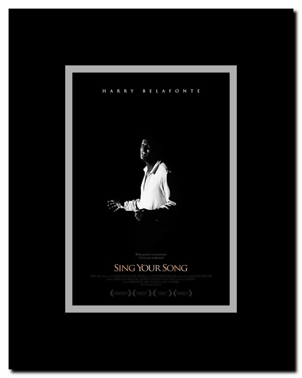 Sing Your Song Framed Movie Poster