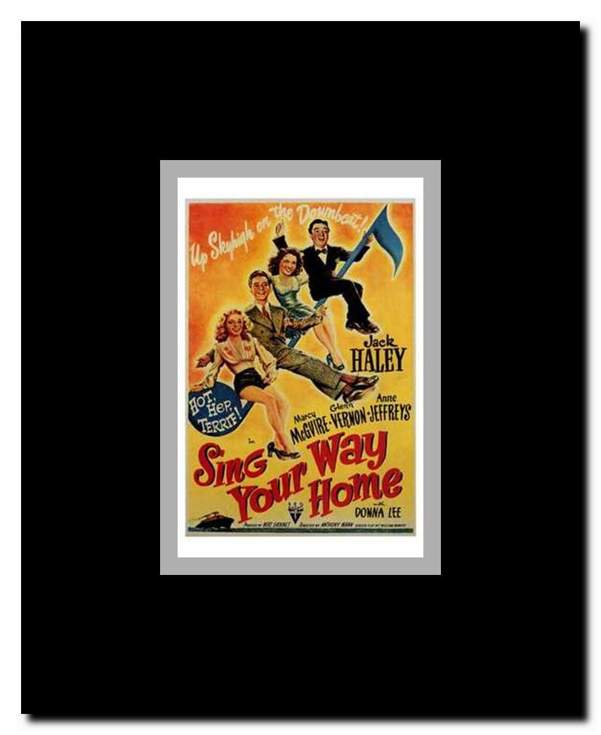 Sing Your Way Home Framed Movie Poster