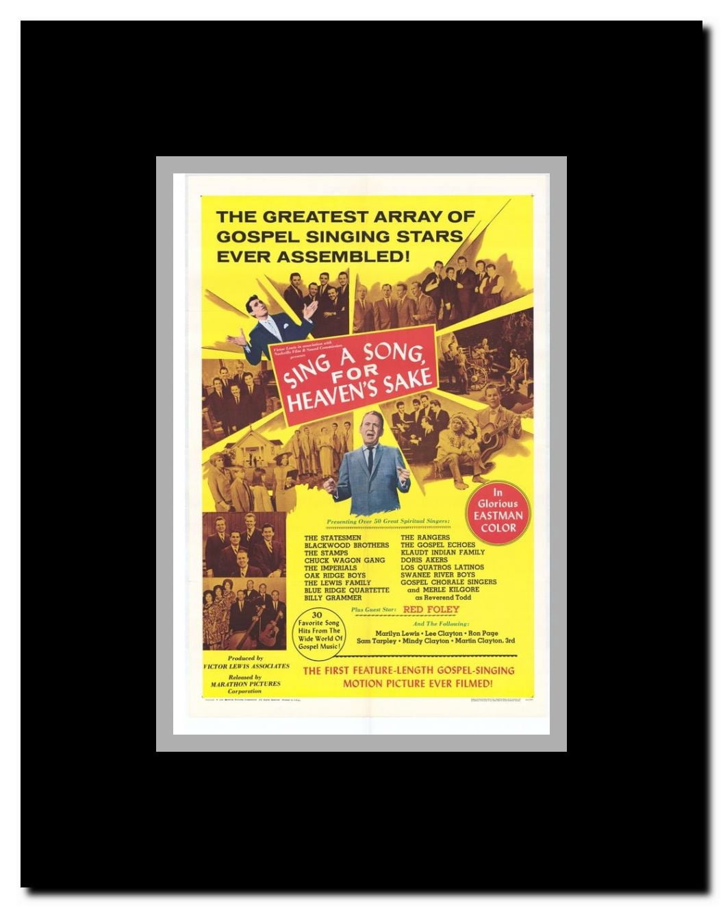 Sing a Song For Heaven's Sake Framed Movie Poster
