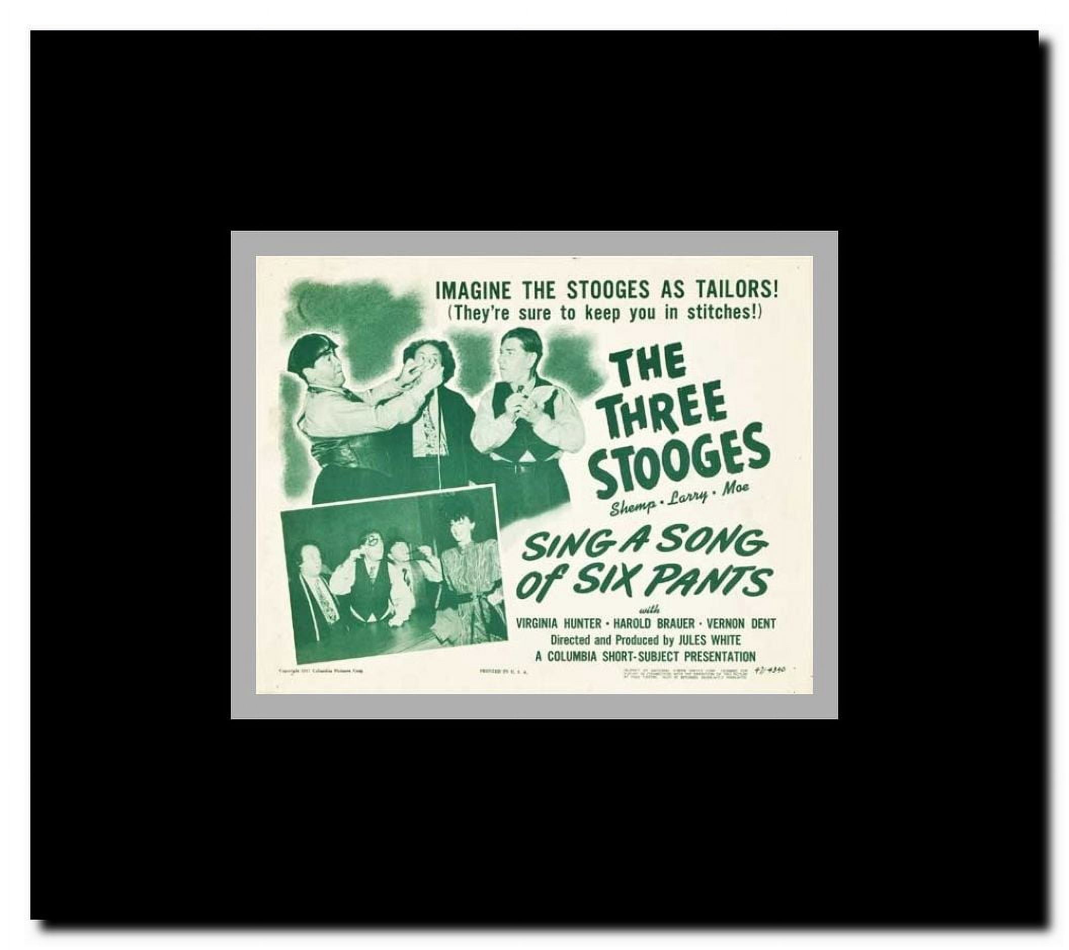Sing a Song of Six Pants Framed Movie Poster