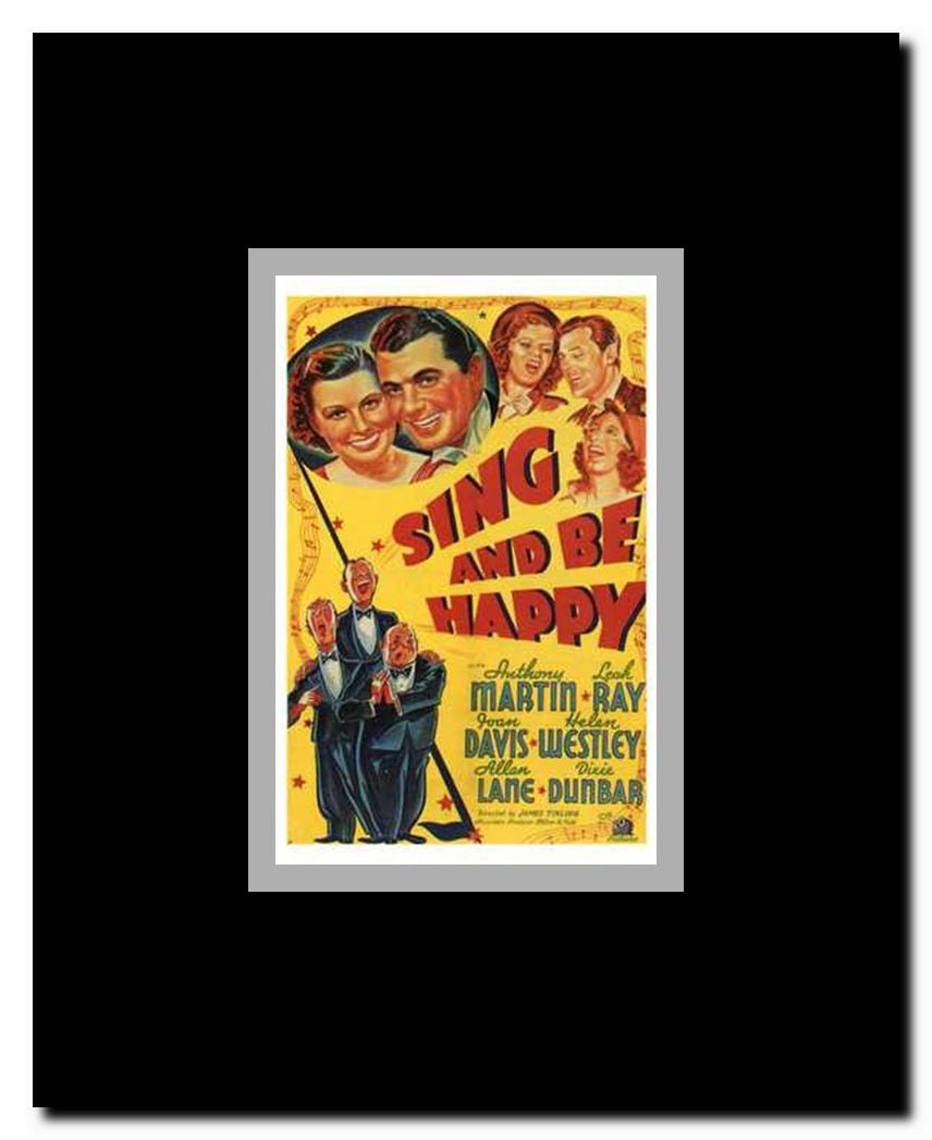 Sing and Be Happy Framed Movie Poster