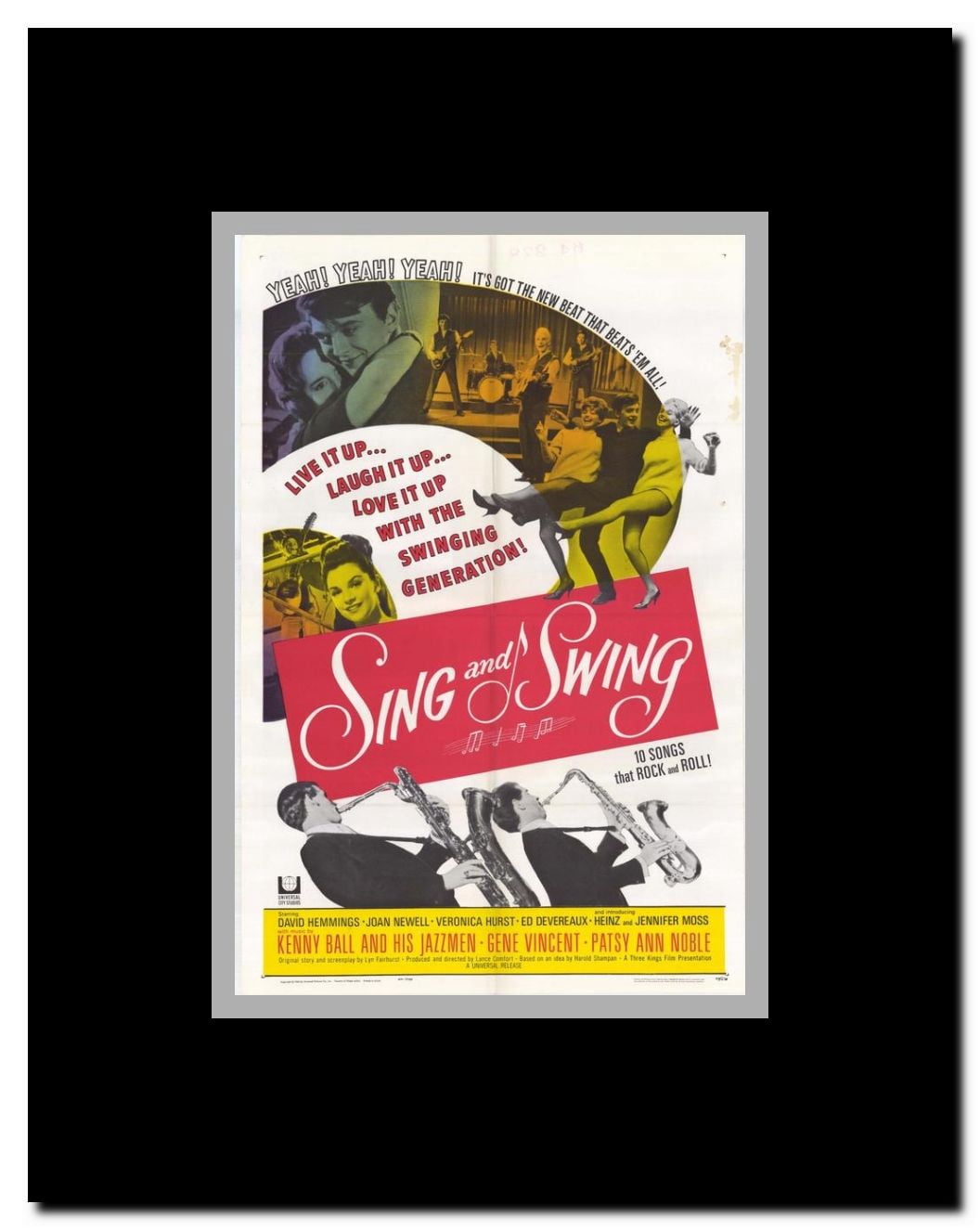 Sing and Swing Framed Movie Poster