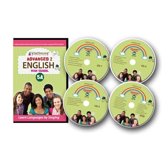Sing2Learn English-5A-combo Intermediate 2 English DVD-CD-HB 501-515