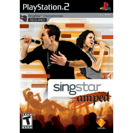 SingStar Amped Playstation 2 (Sing Star Microphone Required) - For PS2