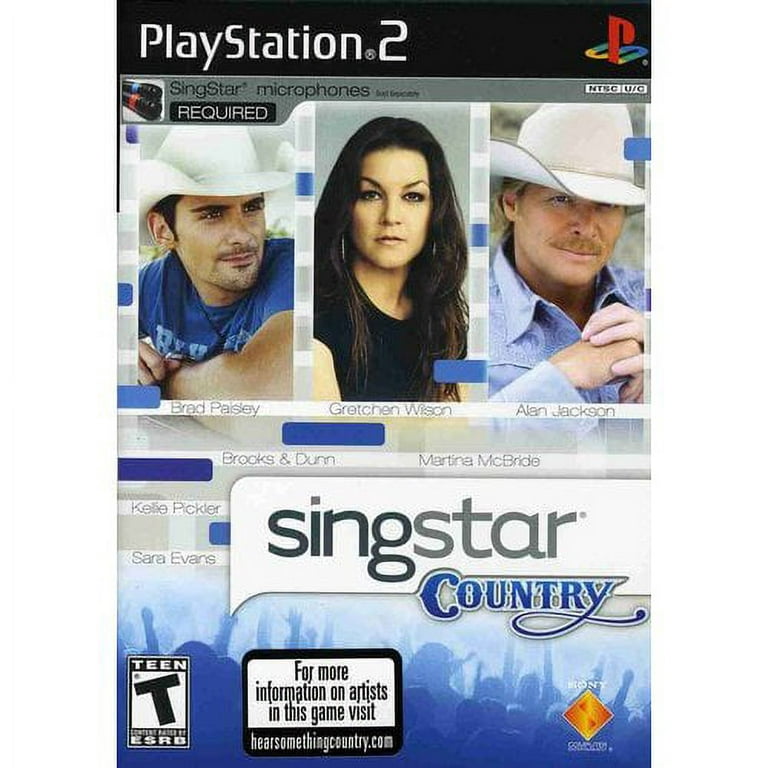 SingStar Country Sony PlayStation 2 PS2 Complete 