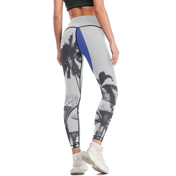 Singapor High Waisted Leggings for Women Regular & Plus - No See Through Tummy Control Cycling Workout Yoga Pants without Pockets S