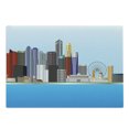 thumbnail image 1 of Singapore Cutting Board, Digitally Generated Illustration of Modern Urban Buildings Skyline and River, Decorative Tempered Glass Cutting and Serving Board, in 3 Sizes, by Ambesonne, 1 of 2