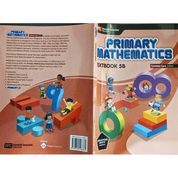 Primary Mathematics CC Edition Textbook 5B