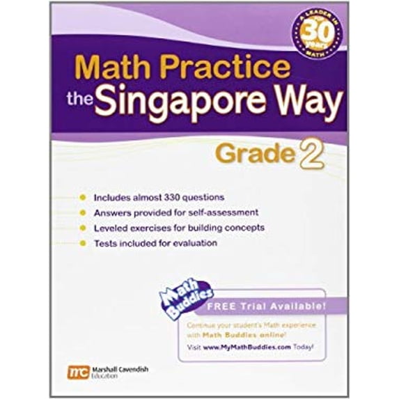 Pre-Owned Singapore Math Practice: Grade 2 (Paperback) 076148034X 9780761480341