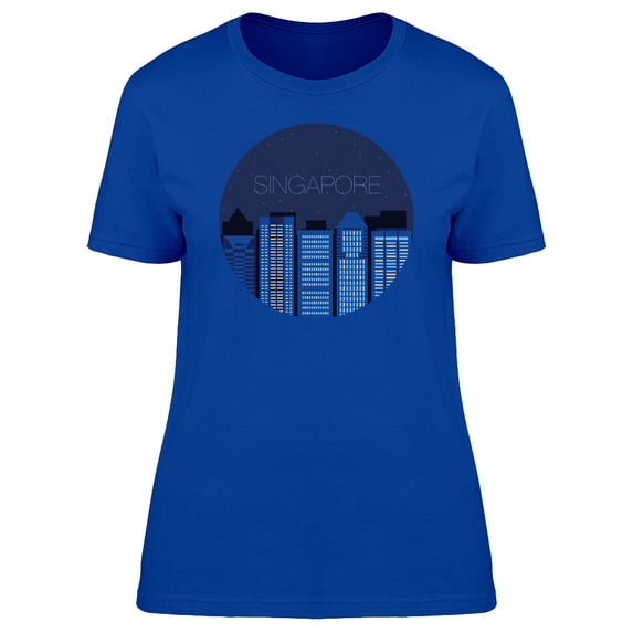 Singapore Night Sky T-Shirt Men -Image by Shutterstock, Male x-Large