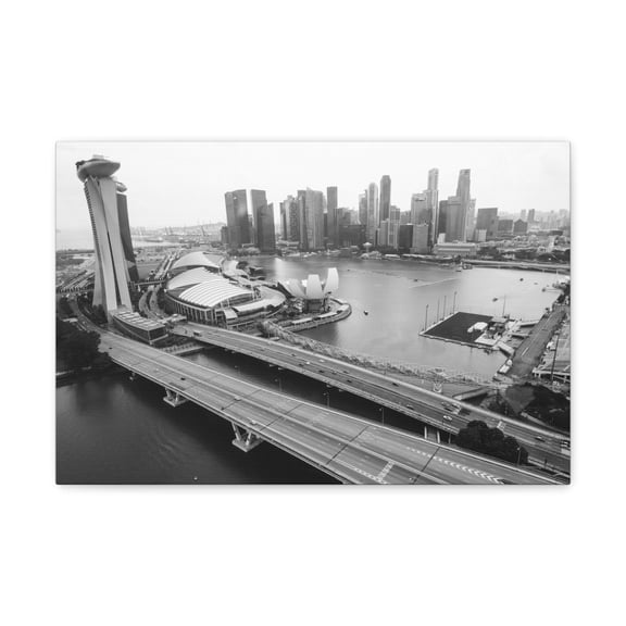 Singapore Skyline Canvas Artwork Breathtaking Stunning Cityscape for Home Decor Ready to Hang
