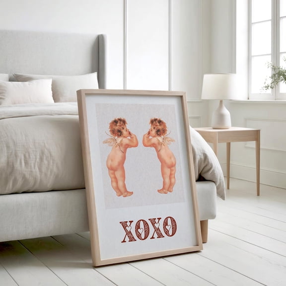 Xoxo Angels Valentines Poster, Unframed Size 24x36