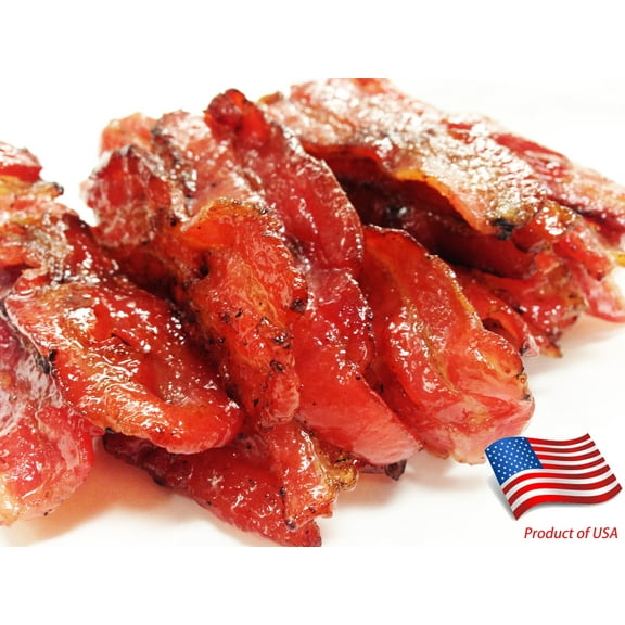 Singapore-Style Fire-Grilled Bacon Jerky (Original Flavor 8 oz.) *Grilled Fresh to Your Order *Shipped the Same Day - L.A. Times "Handmade Gift" Winner