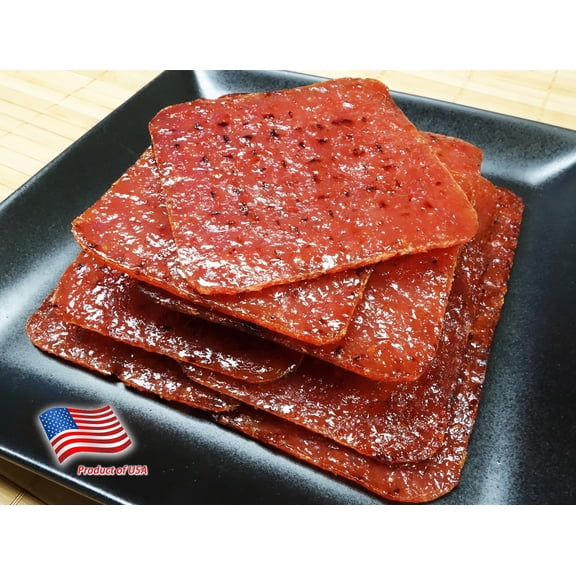 Singapore-Style Fire-Grilled Tender Pork Jerky (Original Flavor - Square Shaped 12 oz.) *Grilled Fresh to Your Order *Shipped the Same Day - L.A. Times "Handmade Gift" Winner