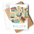 thumbnail image 1 of Singapore Theme Park Cable Car Postcards Envelopes Blank Note Cards Mailing, 1 of 4