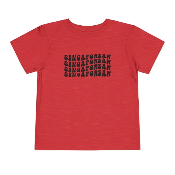 Singaporean Singapore Toddler Shirt Gifts Boy Girl Size 2T-5T