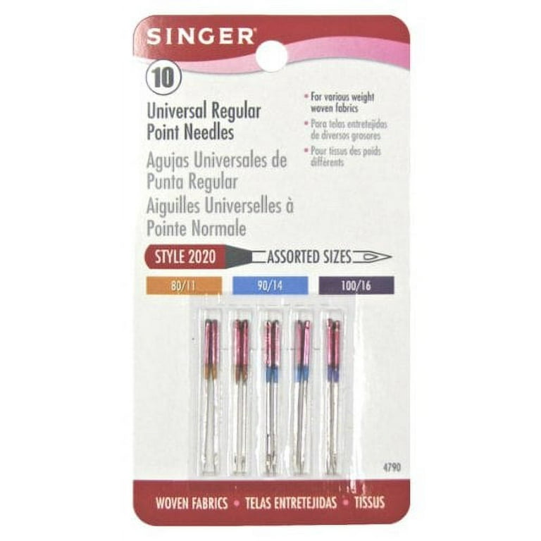 SINGER Universal Regular Point Machine Needles-Size 14/90 4/Pkg