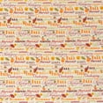 thumbnail image 1 of Singer, 100% Cotton, Fall Words, Cut by Yard, 1 of 7