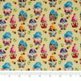 thumbnail image 1 of Singer Fabric, 100% Cotton, Sewing & Crafting, 44" Wide, Rainbow Colorful Gnome, Cut by Yard, 1 of 3