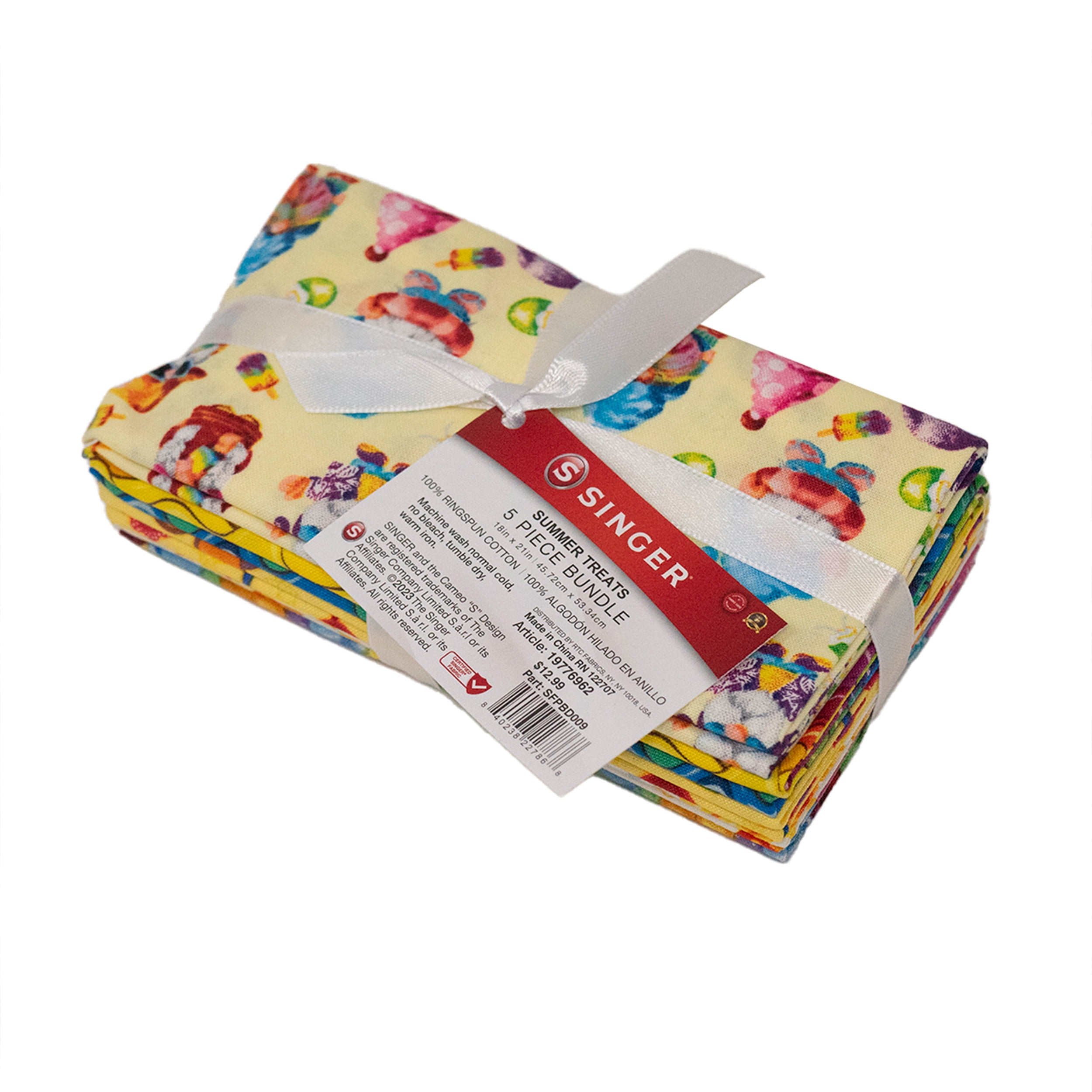 Singer, 100% Cotton, Summer Treats 5Pc Bundle