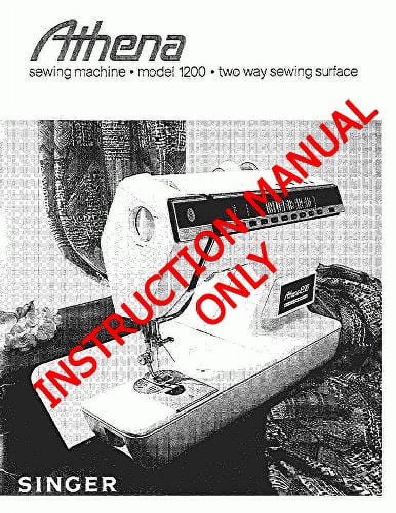 Singer 158815891590 Sewing Machine/Embroidery/Serger Owners Manual