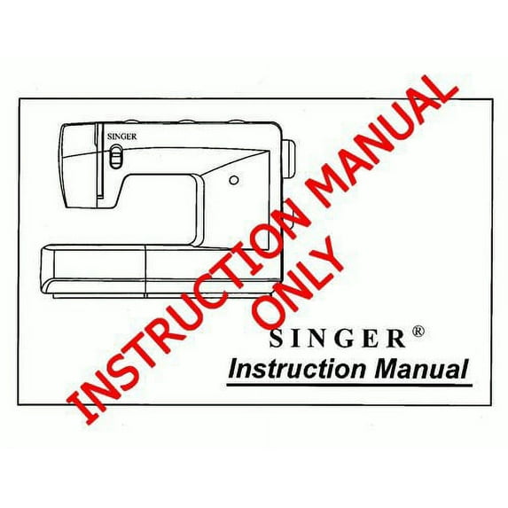 Singer 3810-3820 Sewing Machine/Embroidery/Serger Owners Manual Reprint