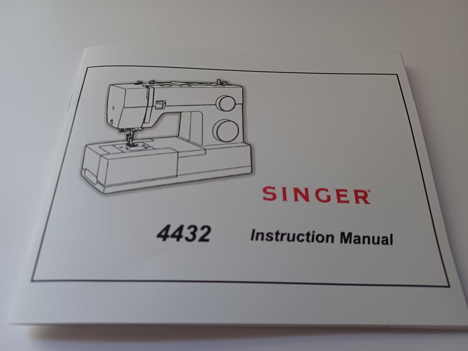 Singer 4432 Sewing Machine Manual (Reprint)