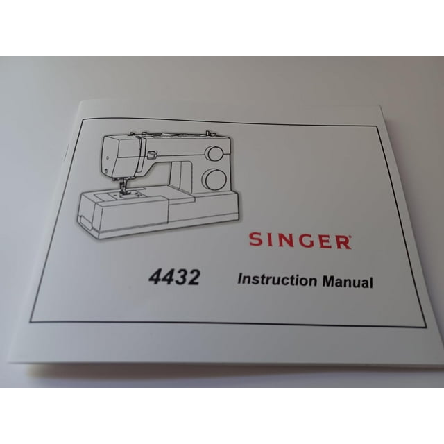 Singer 4432 Sewing Machine Manual (Reprint)