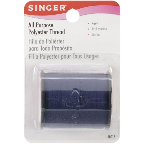 Singer All-Purpose Polyester Thread 150yd-Navy