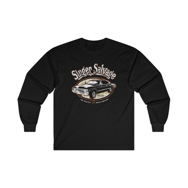 Singer Auto Salvage Yard Car Winchester Brothers Men's Black Long