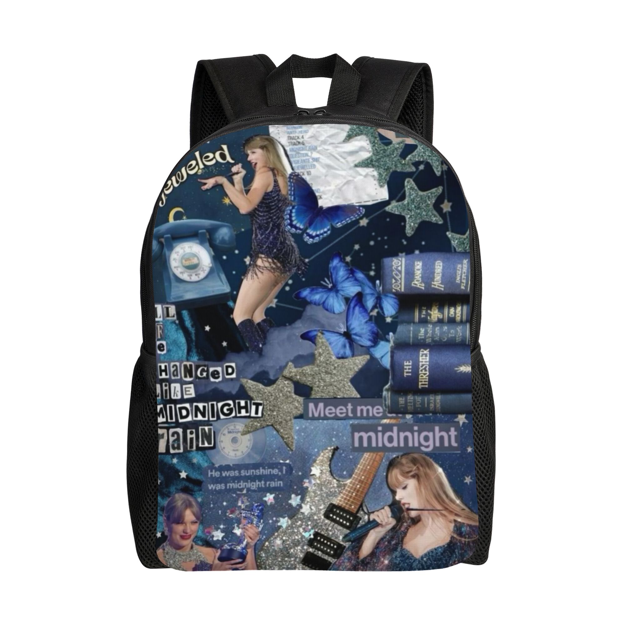 Singer Backpack, Music Album Cover Travel Daypack, Laptop Computer Work Bag, College Bag For Men