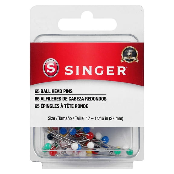 Singer Ball Head Pins (Pack of 6)