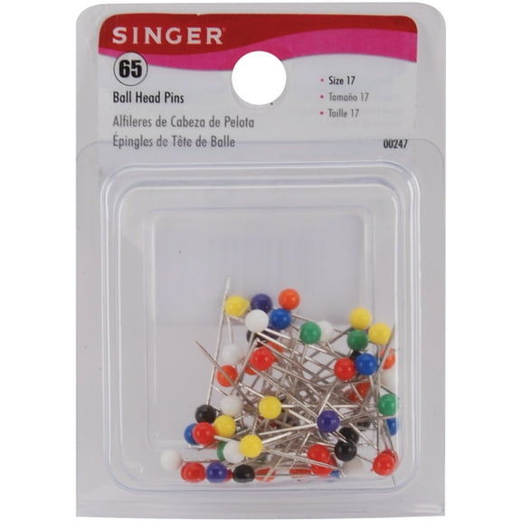 Singer Ball Head Pins-Size 17 65/Pkg