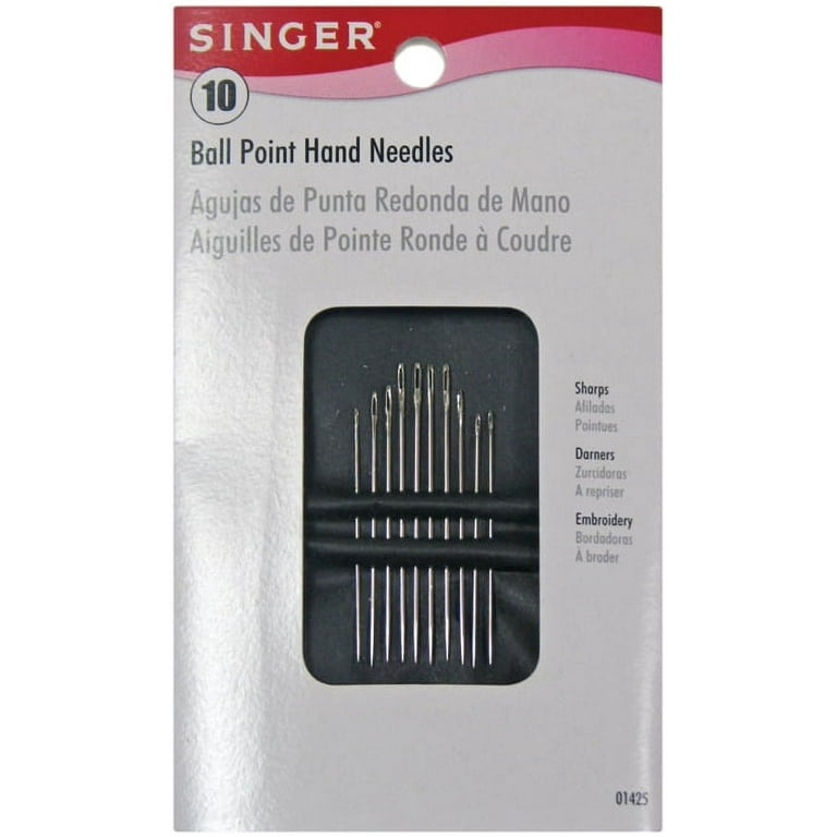 Singer Ball Point Hand Needles Assorted 10/Pkg.