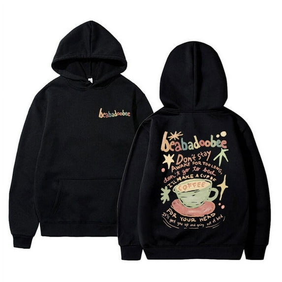 Singer Beabadoobee Print Hoodie Men Women Fashion Vintage Oversized Sweatshirt Male Casual Cotton Hoodies Unisex Y2k Streetwear