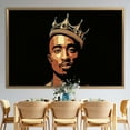 thumbnail image 1 of Singer Canvas, Tupac Poster, Hip Hop Artwork, Tupac Shakur, 2pac Canvas, Rapper Printed, Famous Wall Decor, Renowned Art Canvas, Canvas Wall Decor - 3P-Gold Framed, 1 of 9