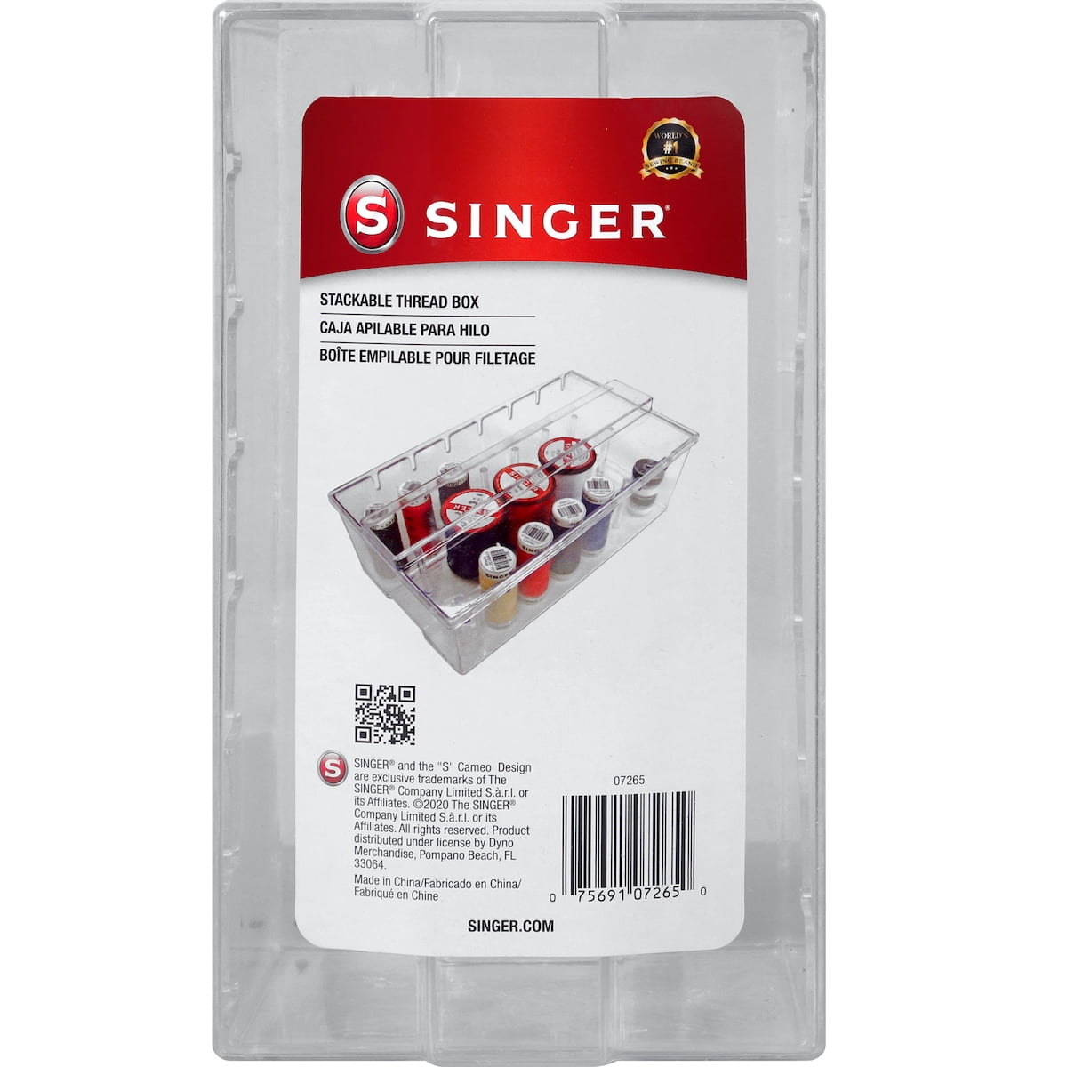 Singer Clear Plastic Thread Box - Walmart.com