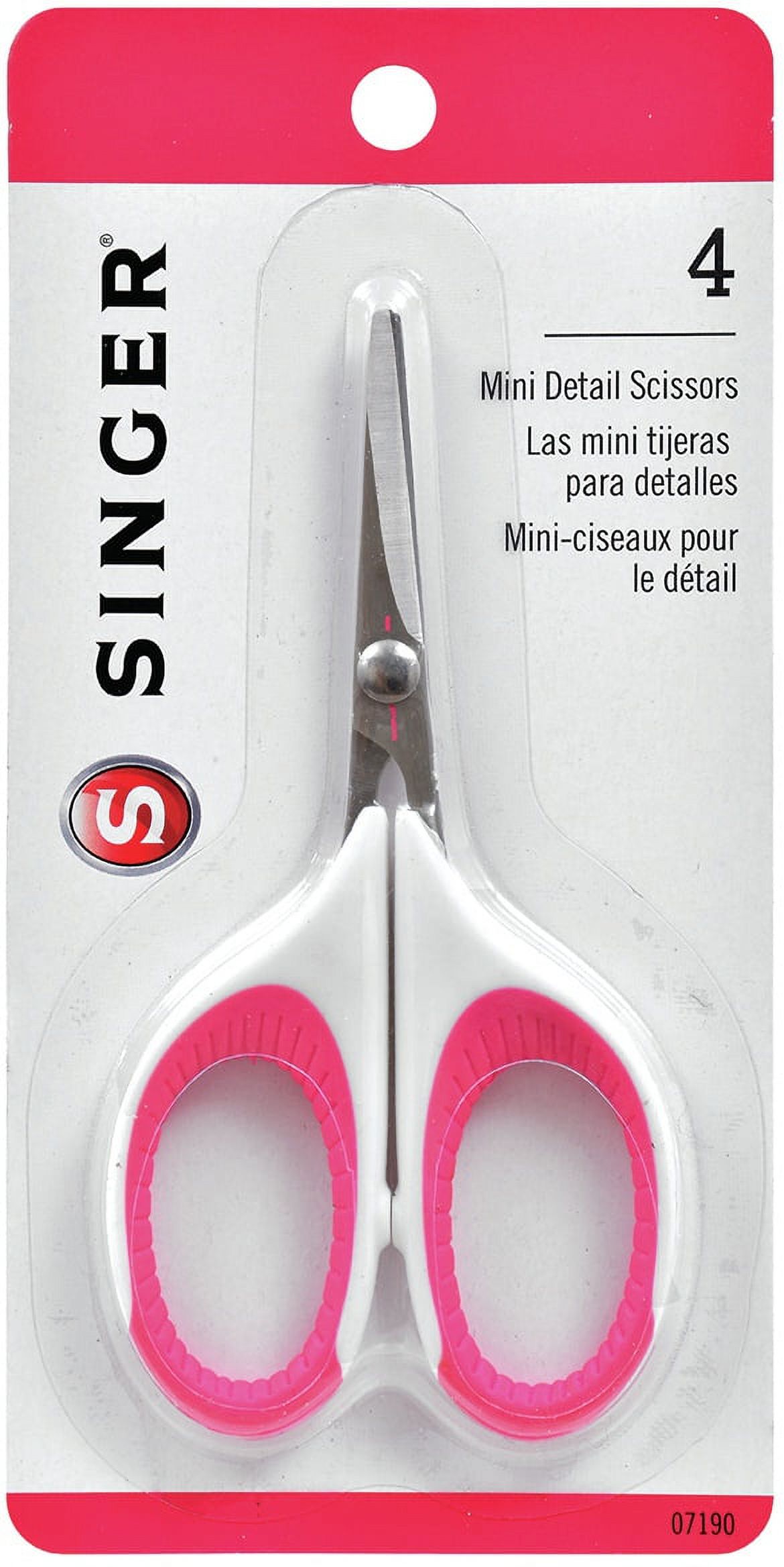 Singer Comfort Grip Craft Scissors 4"-Pink - image 1 of 4